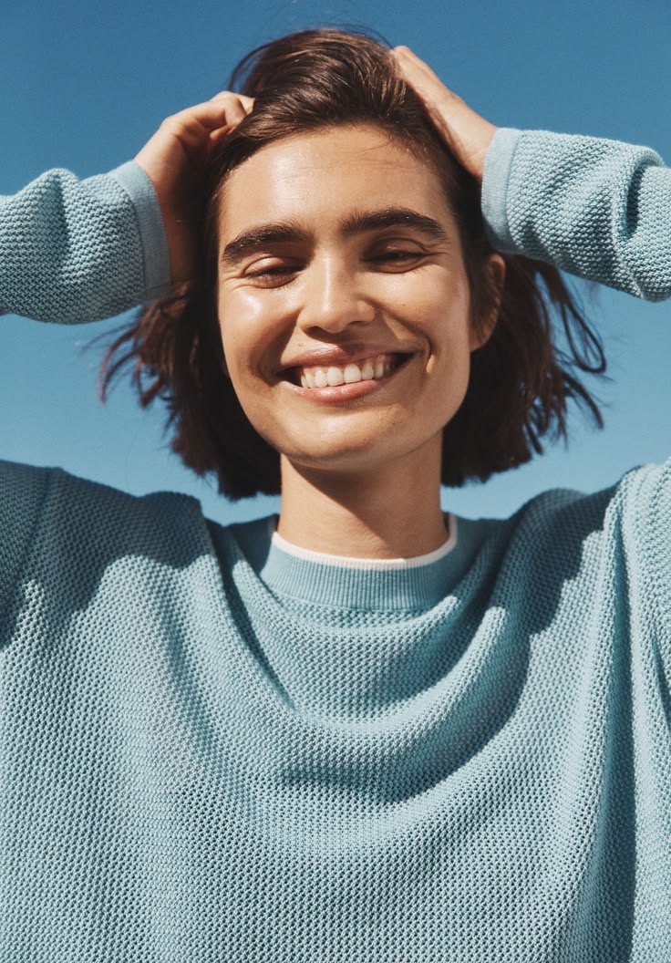 Business owner smiling